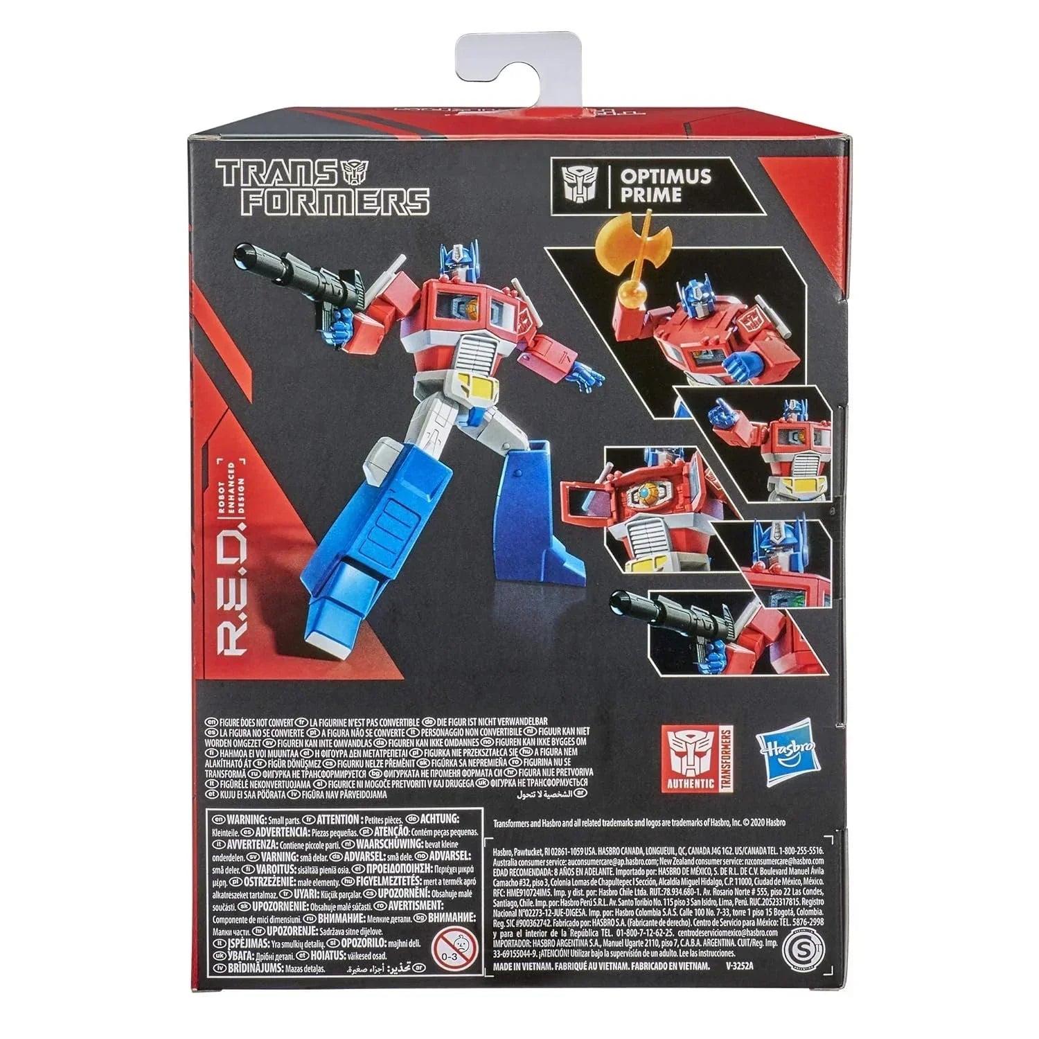 Transformers R.E.D., Robot Enhanced Design, The Transformers G1 Optimus Prime, Non-Converting Figure - Jaiman Toys