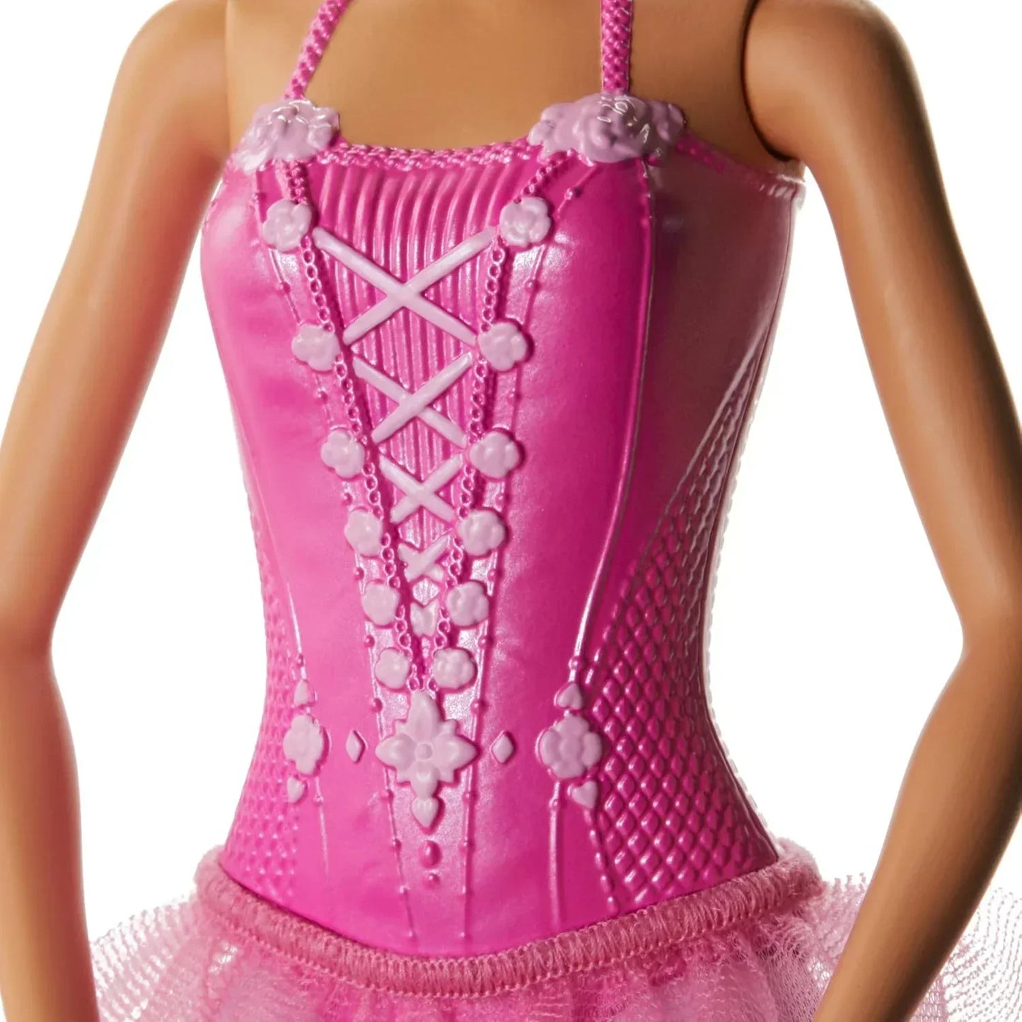 Barbie Ballerina Doll with Ballerina Outfit, Tutu, Sculpted Toe Shoes and Ballet-Posed Arms for Ages 3 and Up - Jaiman Toys