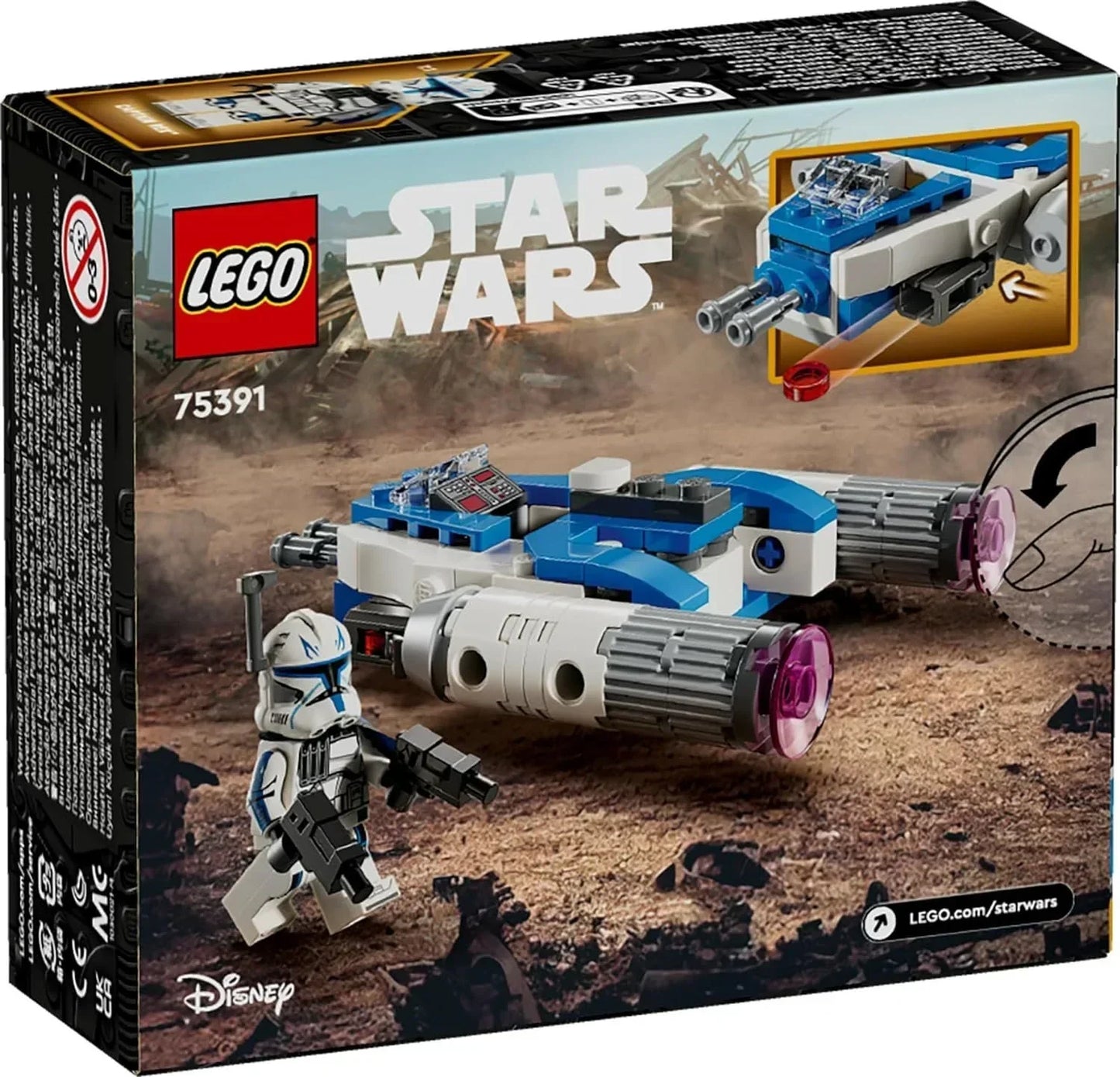 (Box Damage) LEGO 75391 Star Wars Captain Rex YWing Microfighter - Jaiman Toys