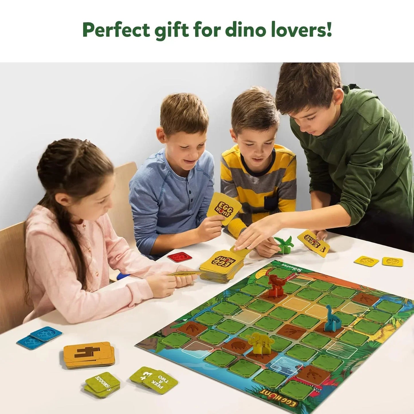 Skillmatics Ultimate Dinosaur Game Box - 3 Family Friendly Games in 1, Perfect for Kids Ages 5 and Up, Great Gift - Jaiman Toys