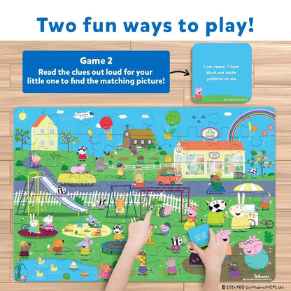 Skillmatics Peppa Pig Floor Puzzle & Game - Piece & Play, Jigsaw & Toddler Puzzles, Educational Toy, Gifts for Girls & Boys Ages 3, 4, 5, 6, 7 (48 Pieces, 3 x 2 feet) - Jaiman Toys