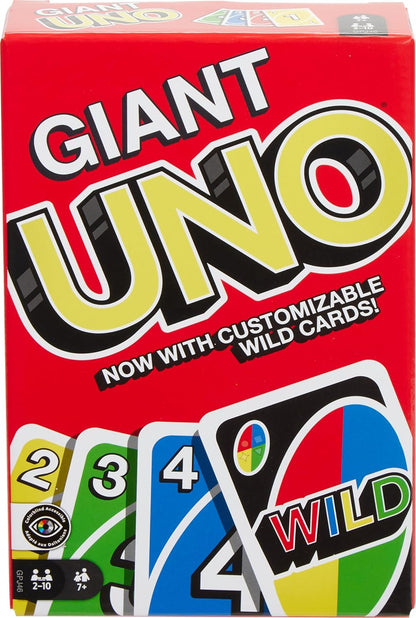 Mattel Games Adult UNO: Classic Giant UNO Card Game, Multicolor