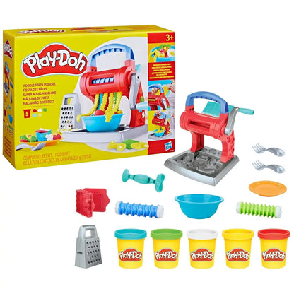 Play-Doh Kitchen Creations Noodle Party Playset – Pretend Pasta Maker with 5 Non-Toxic Colors for Kids 3+ - Jaiman Toys
