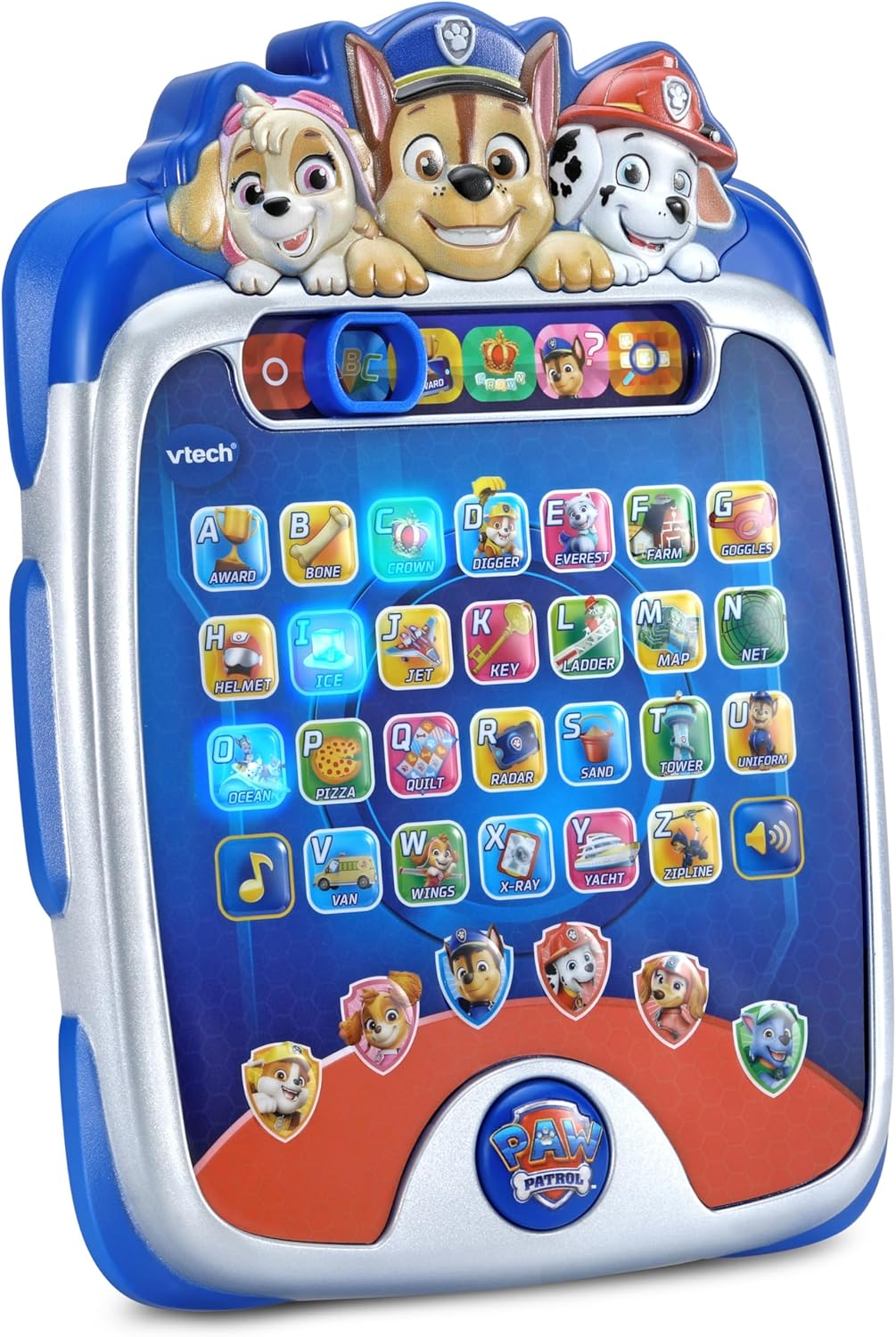 VTech PAW Patrol Light-Up Missions Pup Pad | Interactive Educational Learning Tablet with 26 Light-Up Buttons, 500+ Sounds, Phonics & Alphabet Toy for Kids