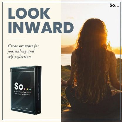So Cards: A Collection of Questions for Deeper Discussions Board Game - Jaiman Toys