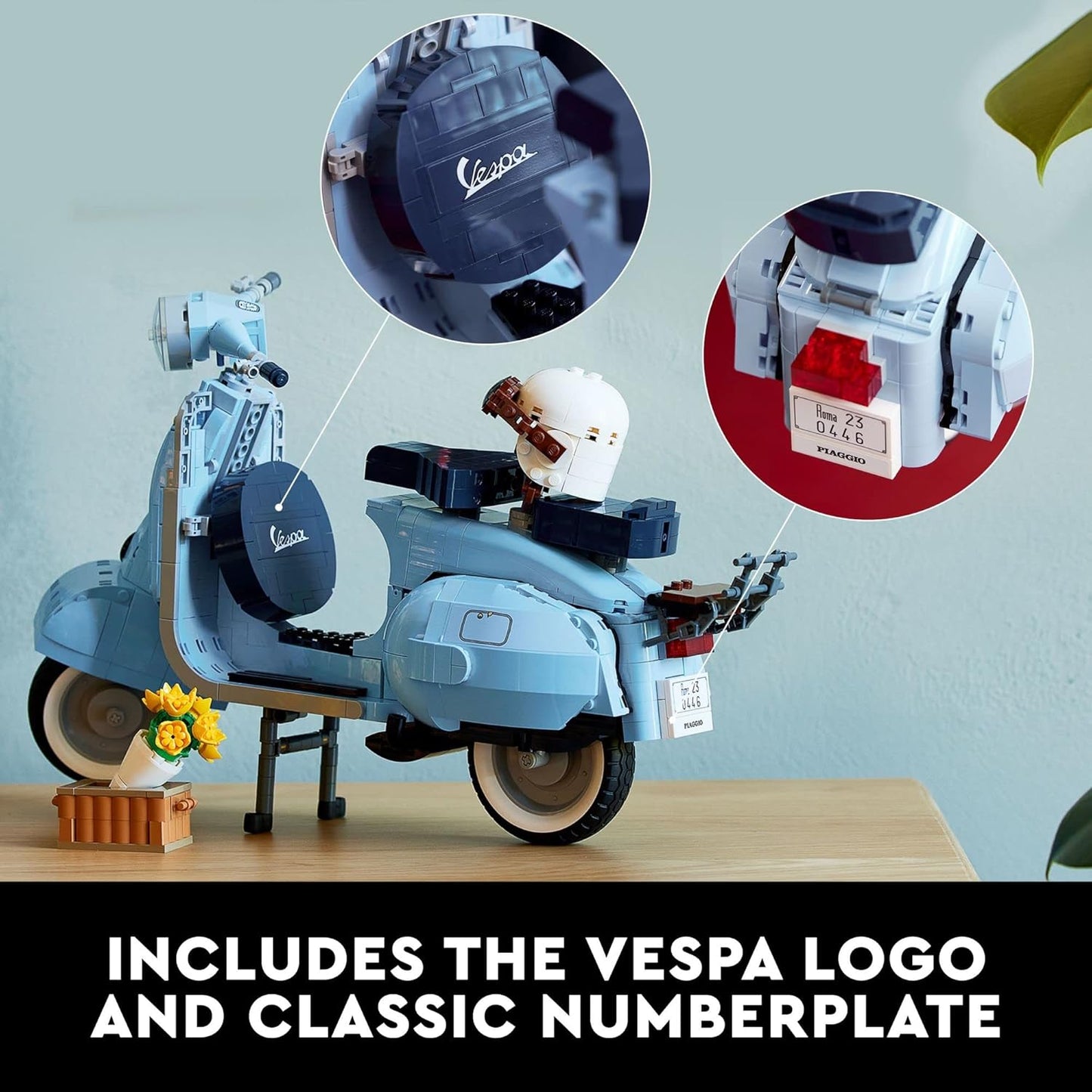 LEGO 10298! Vespa 125 Building Kit For The Adults (1,106 Pieces)