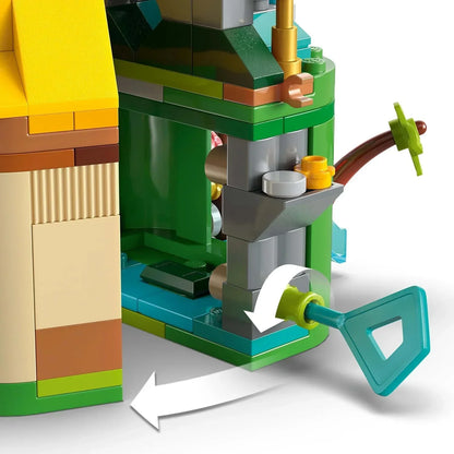 LEGO 43260 Disney Princess Moana’s Island Fun Set, Buildable Toy with 2 Micro-Doll Figures and a House for Creative Play, Birthday Gift for 5 Plus Year Old Kids, Girls & Boys