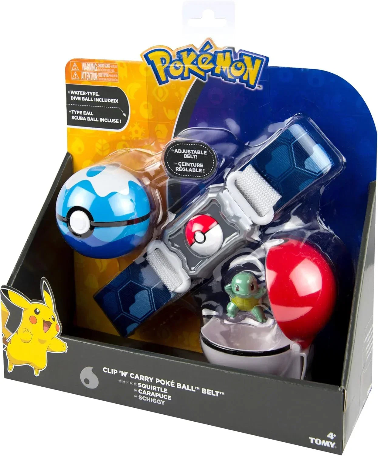 Action Set - Pokémon - Poké Ball Belt - Squirtle - Sunny TOMYT19205 - Jaiman Toys