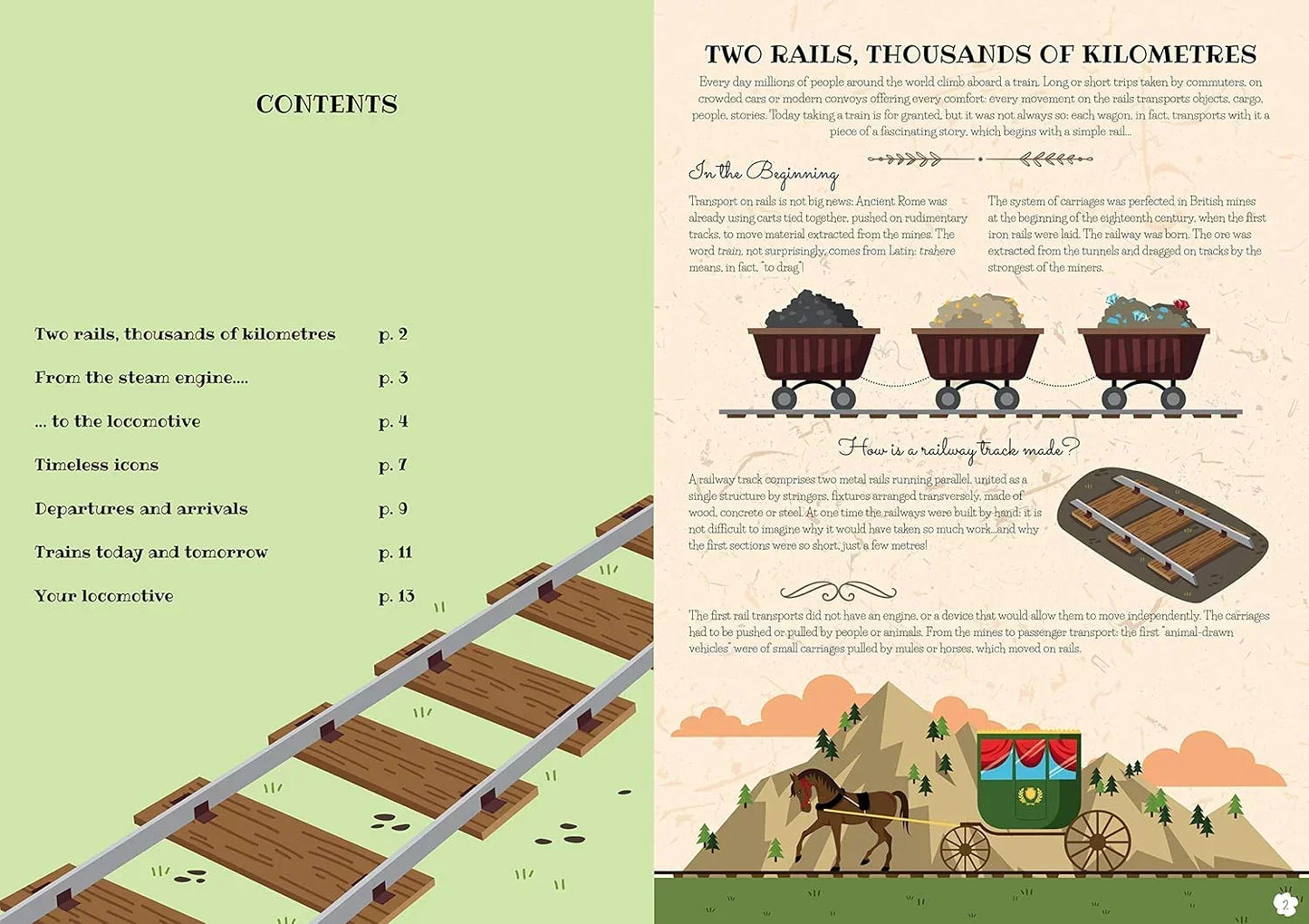Travel Learn & Explore: Build a Locomotive - 3D - The History of Trains Book by Valentina Manuzzato - Jaiman Toys