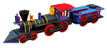 Travel Learn & Explore: Build a Locomotive - 3D - The History of Trains Book by Valentina Manuzzato - Jaiman Toys
