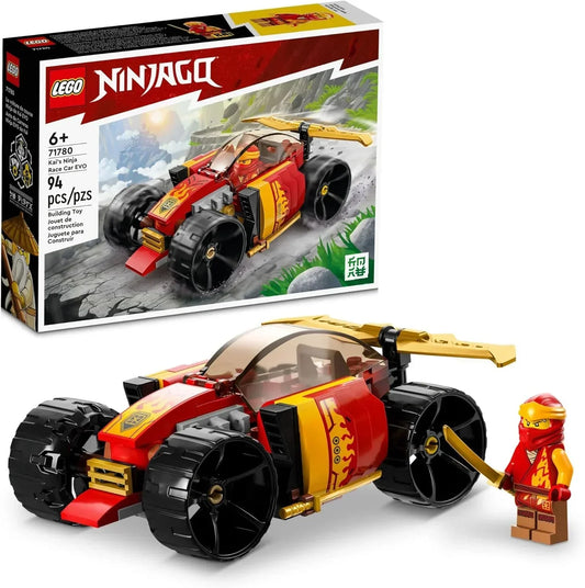 LEGO NINJAGO 71780 Kai’s Ninja Race Car EVO 2in1 Racing Car Toy to Off-Road Vehicle, Model Building Set for Kids, Boys and Girls Aged 6 Plus, Birthday Gift Idea