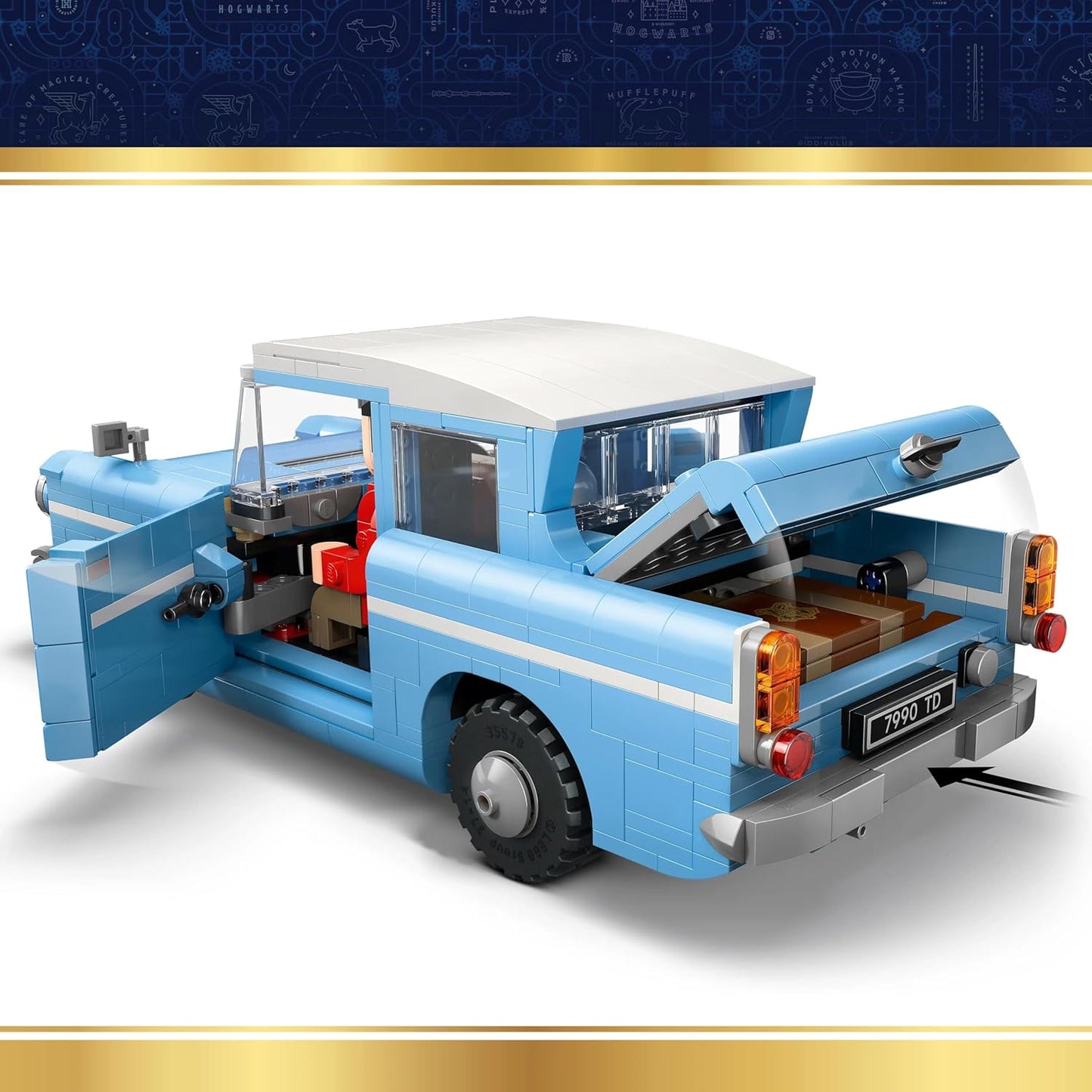 LEGO 76470 Harry Potter Enchanted Flying Ford Anglia Car Toy Building Set for Display and Play
