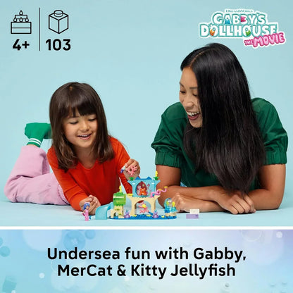 LEGO 11204 Gabby’s Dollhouse Mermaid Gabby’s Aquarium Adventure 11204 Sea Creature Toy with Ocean Life and Animals, Small Toy for Kids - Jaiman Toys
