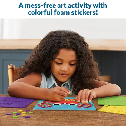 Skillmatics Art Activity - Fun with Foam Underwater Animals, No Mess Sticker Art for Kids, Craft Kits, DIY Activity, Gifts for Boys & Girls Ages 3, 4, 5, 6, 7, Travel Toys, Multicolor - Jaiman Toys