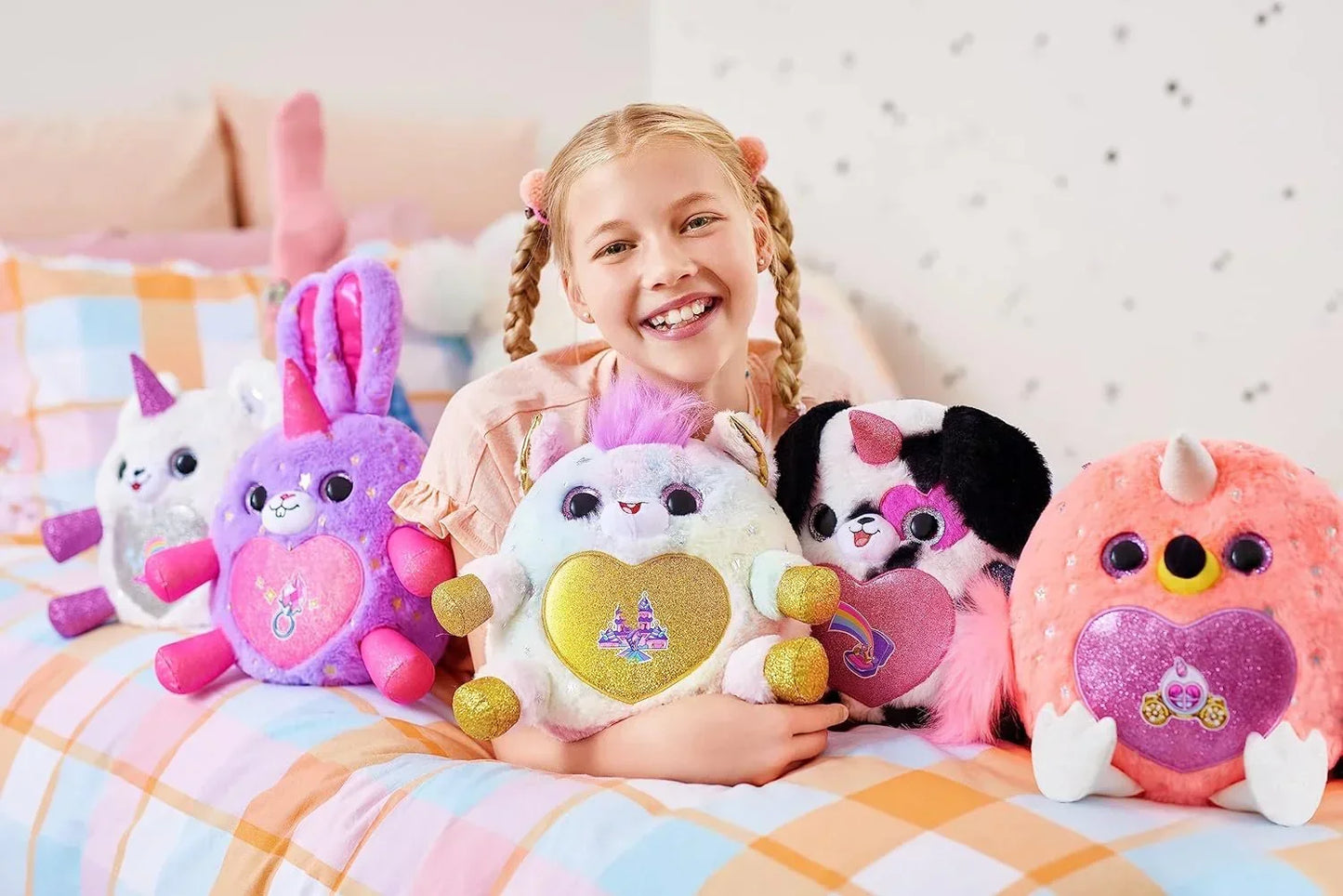 Rainbocorns Fairycorn Princess Surprise (Bear) by ZURU 11" Collectible Plush Stuffed Animal, Surprise Egg, Wearable Fairy Wings, Magical Fairy Princess, Ages 3+ for Girls, Children - Jaiman Toys