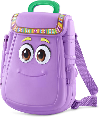 VTech Dora Got Your Back Learning Backpack Bilingual Toy | Interactive English & Spanish Educational Backpack with Drawing Board, Stylus, Letters, Numbers & Learning Games