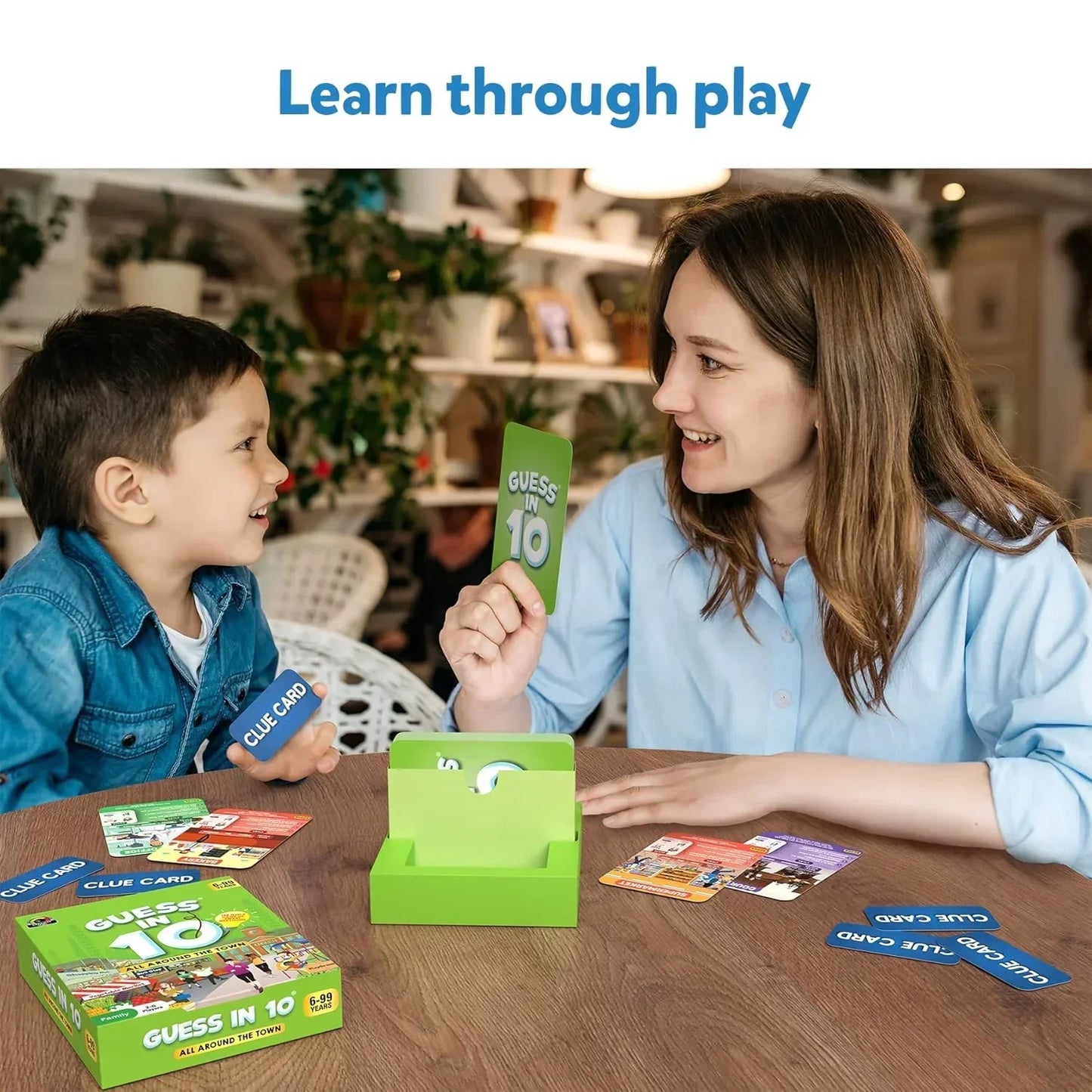 Skillmatics Card Game - Guess in 10 All Around The Town, Perfect for Boys, Girls, Kids, and Families Who Love Board Games, Travel Friendly,Gifts for Ages 6, 7, 8, 9 - Jaiman Toys