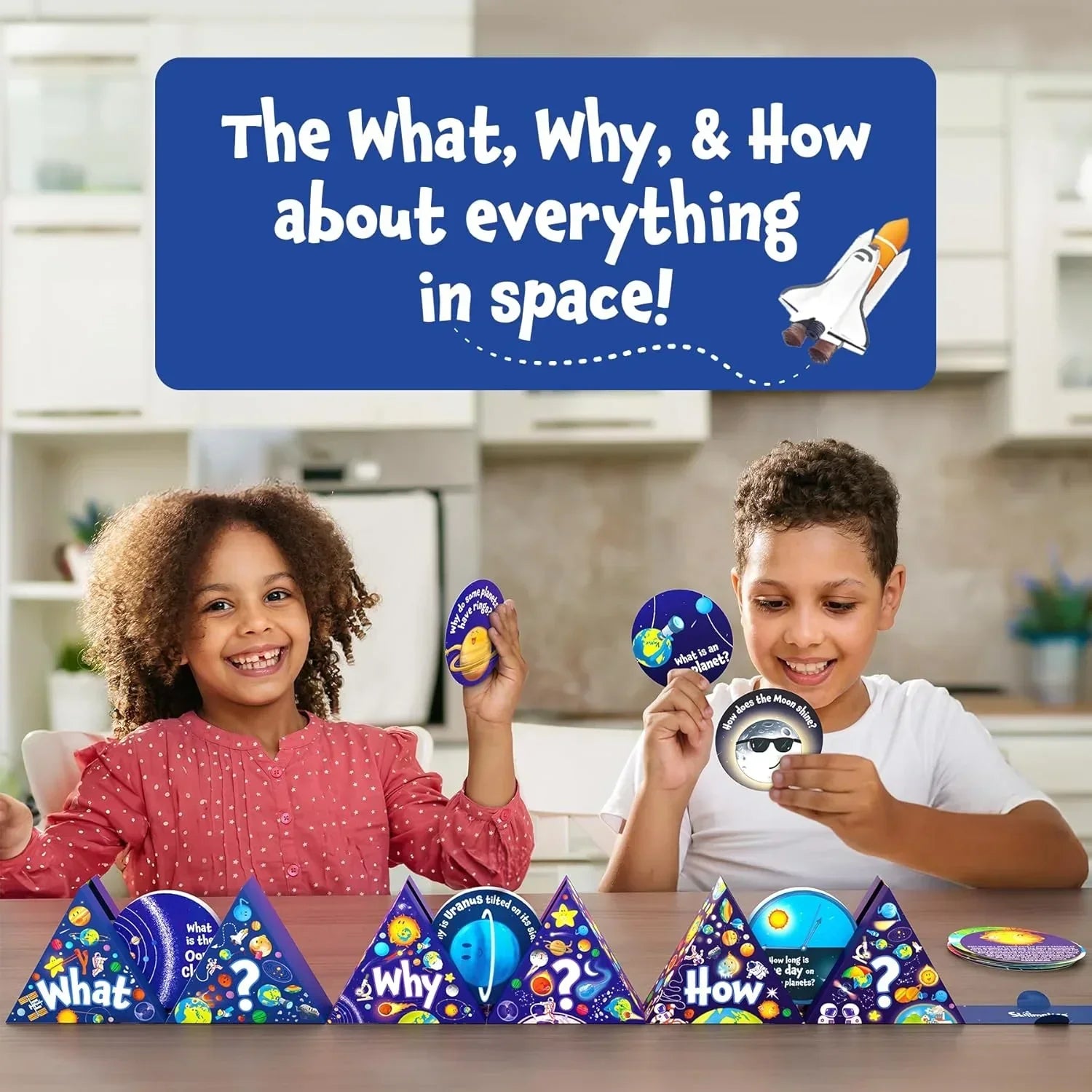 Skillmatics Flash Cards - Science Snippets Space, Learning Resources & Educational Toys for Boys & Girls, Gifts for Ages 7, 8, 9 & Up, 70+ Cards - Jaiman Toys