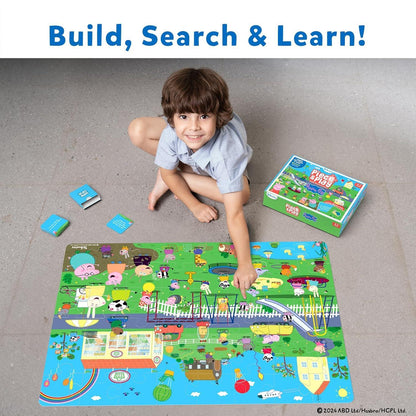 Skillmatics Peppa Pig Floor Puzzle & Game - Piece & Play, Jigsaw & Toddler Puzzles, Educational Toy, Gifts for Girls & Boys Ages 3, 4, 5, 6, 7 (48 Pieces, 3 x 2 feet) - Jaiman Toys