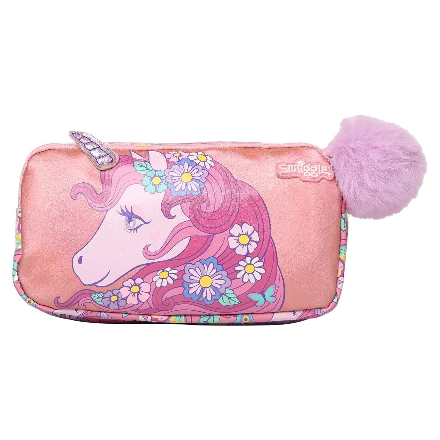 Smiggle Unicorn Pencil Case Pouch For Kids - Jaiman Toys