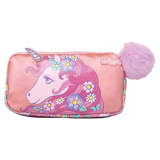 Smiggle Unicorn Pencil Case Pouch For Kids - Jaiman Toys