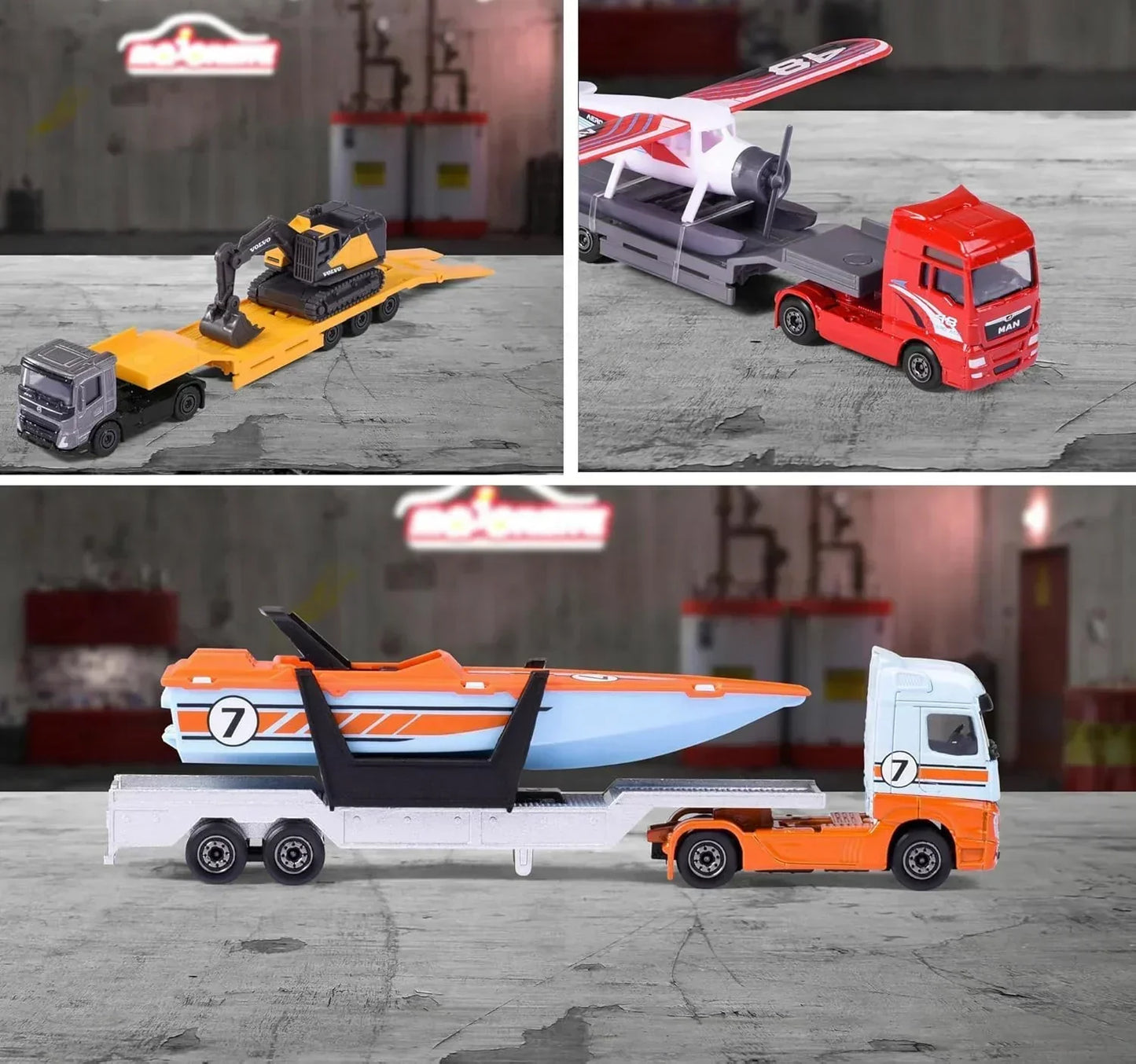 Majorette Transporter Trucks Single Pack – Multicolor Die-Cast Vehicle Set - Jaiman Toys