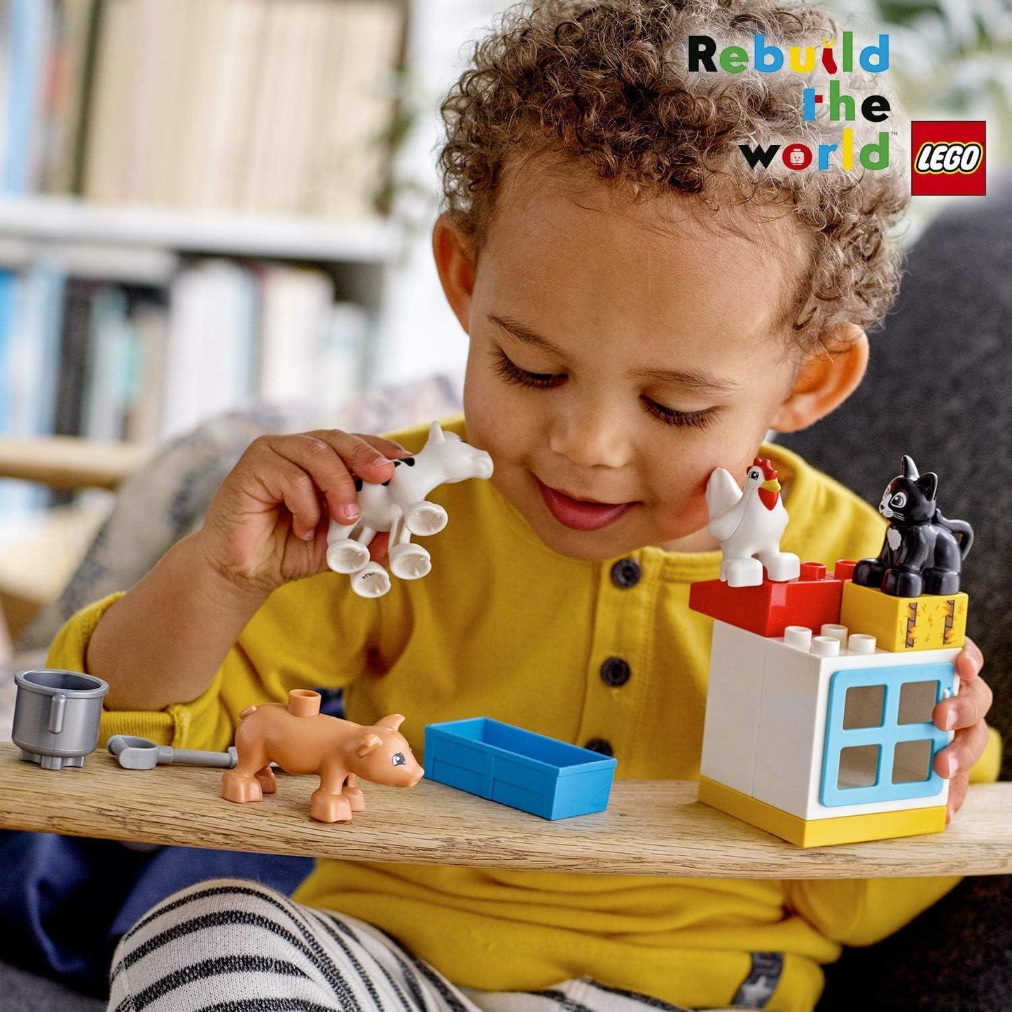 LEGO 10870 Duplo Farm Animals  – Educational Building Blocks Set for Toddlers, Multicolor