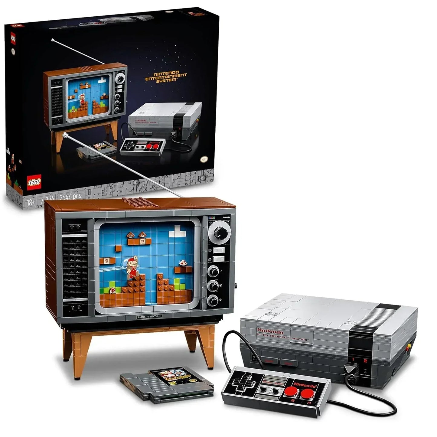 LEGO Nintendo Entertainment System 71374 NES Building Kit (2,646 Pieces) Multicolor - Jaiman Toys
