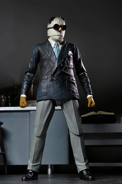 NECA - Universal Monsters - 7” Scale Action Figure - Ultimate Invisible Man Figure (Color) - Jaiman Toys