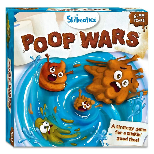Skillmatics Card Game - Poop Wars, Fun & Fast-paced Game of Strategy, Party Game for Kids & Families, Gifts for Girls & Boys Ages 6, 7, 8, 9 & Up - Jaiman Toys