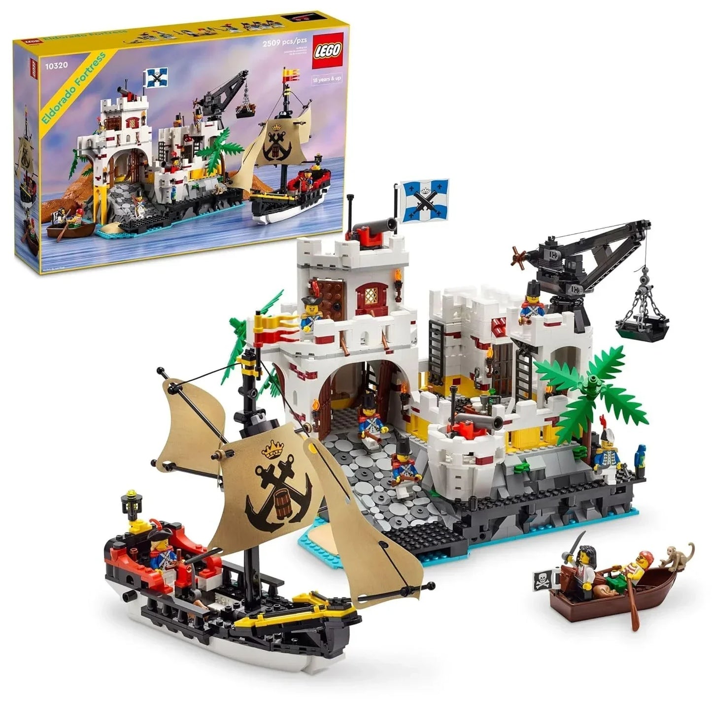 LEGO Icons Eldorado Fortress 10320 Building Kit (2,509 Pieces) - Jaiman Toys