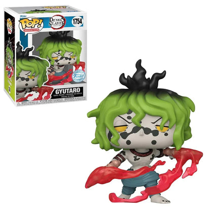 Funko POP! Collectible Action Figure Animation 1754 Demon Slayer Gyutaro (Blood Attack) Special Edition - Jaiman Toys