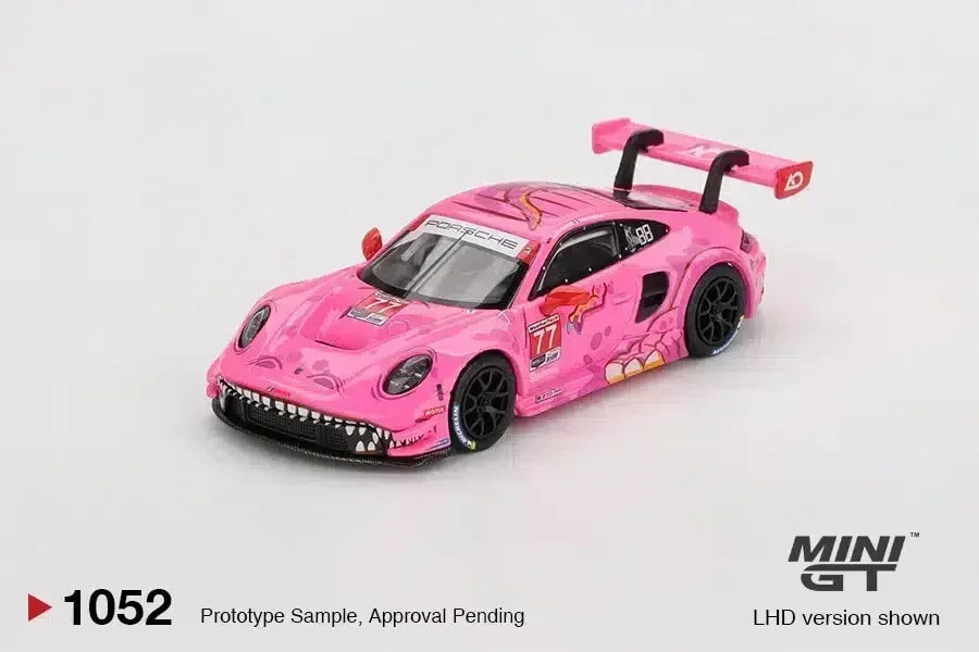 Mini GT 1:64 Roxy Porsche 911 GT3 R #77 IMSA + Mazda Miata MX-5 NA Tuned | Die-Cast Duo Set