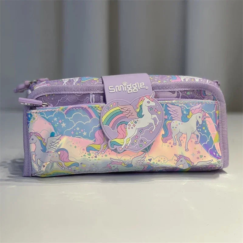 Smiggle Unicorn Pencil Case Pouch For Kids - Jaiman Toys