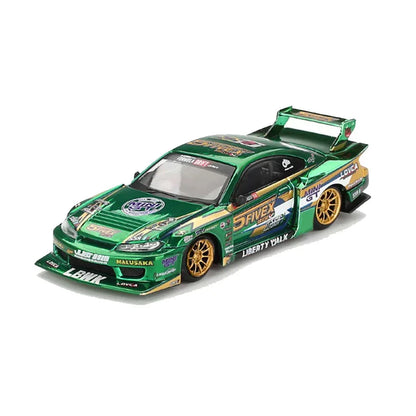 Mini GT 1/64 Nissan LB-Super Silhouette S15 SILVIA LBWK 2024 Fausto Racing RHD Diecast Scale Model Car - Jaiman Toys