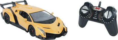 Lamborghini Veneno 1:18 R/C Supercar – High-Speed Remote Control, LED Lights & Rechargeable Power – Best Gifts for Kids & Collectors! - Jaiman Toys