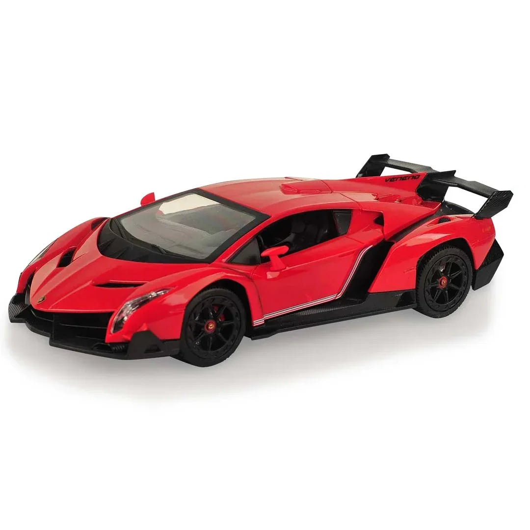 Lamborghini Veneno 1:18 R/C Supercar – High-Speed Remote Control, LED Lights & Rechargeable Power – Best Gift for Kids & Collectors! - Jaiman Toys
