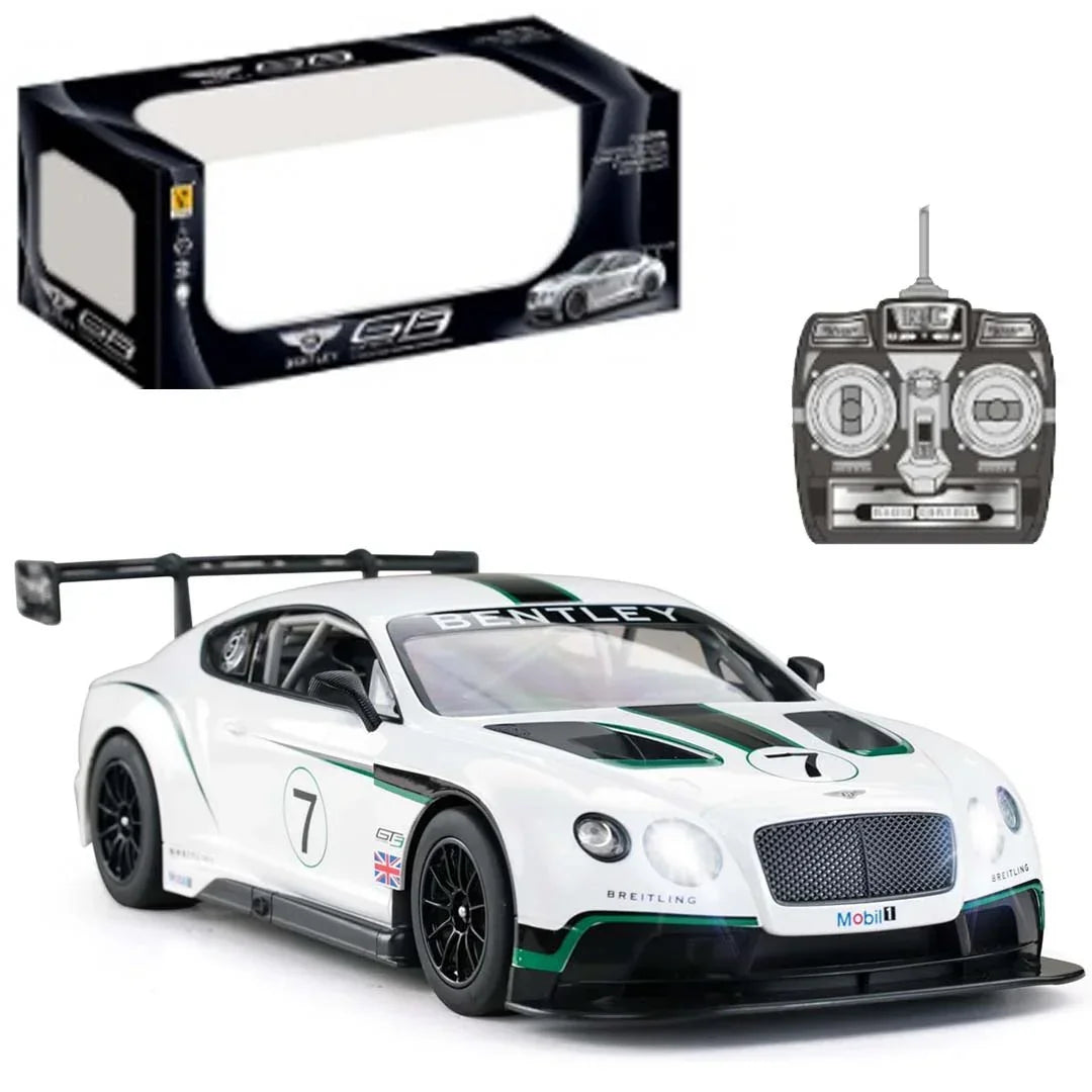Bentley Continental GT3 1:14 Scale R/C Car – High-Speed 2.4GHz Remote Control Racing Car with LED Lights & Realistic Design – Best Gift for Kids & Adults - Jaiman Toys