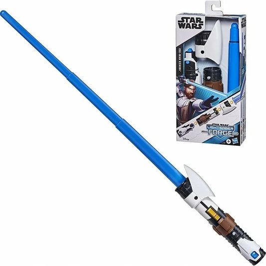 Star Wars Lightsaber Forge OBI-wan Kenobi Lightsaber Toy (Blue) - Jaiman Toys