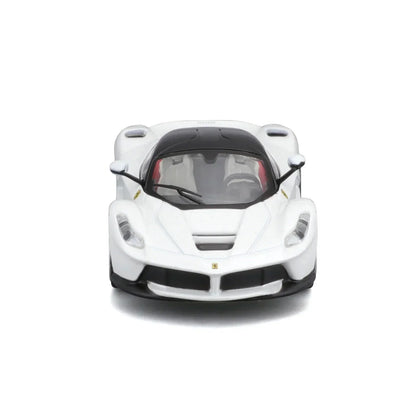 Bburago - 1/43 Scale Model La Ferrari - Signature Series Sports Car Model (White) Age 14+ - Jaiman Toys