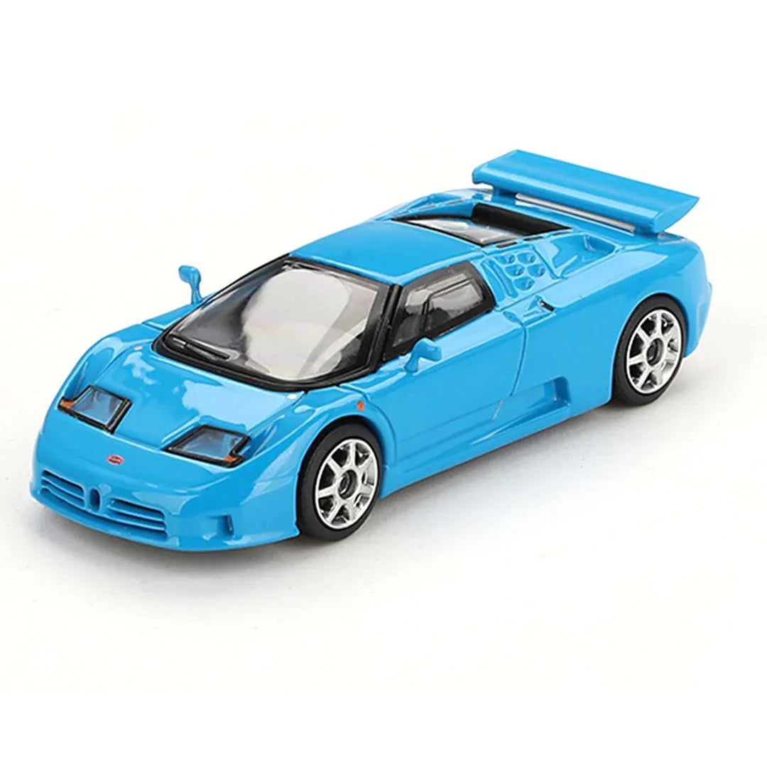 Mini GT 1/64 Bugatti EB110 Super Sport Blu Bugatti LHD Diecast Scale Model Car - Jaiman Toys
