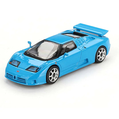 Mini GT 1/64 Bugatti EB110 Super Sport Blu Bugatti LHD Diecast Scale Model Car - Jaiman Toys