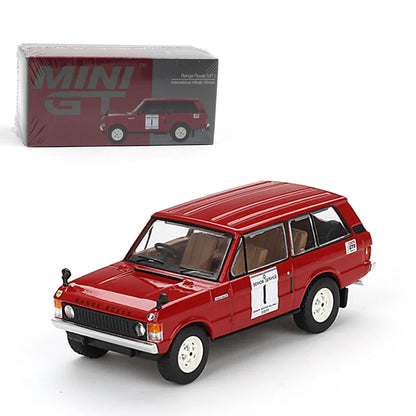 Mini GT 1:64 Range Rover 1971 Hillrally Winner RHD Diecast Model Car