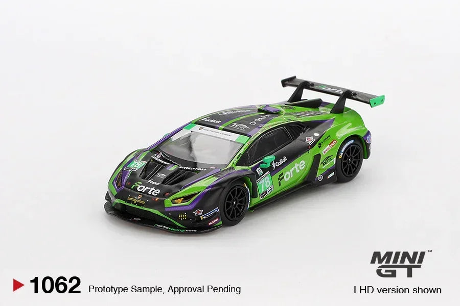 Mini GT 1:64 Duo Set Lamborghini Huracán GT3 EVO2 IMSA Daytona 2024 + Porsche 911 Dakar Uncle Rally | Premium Diecast Collector Models
