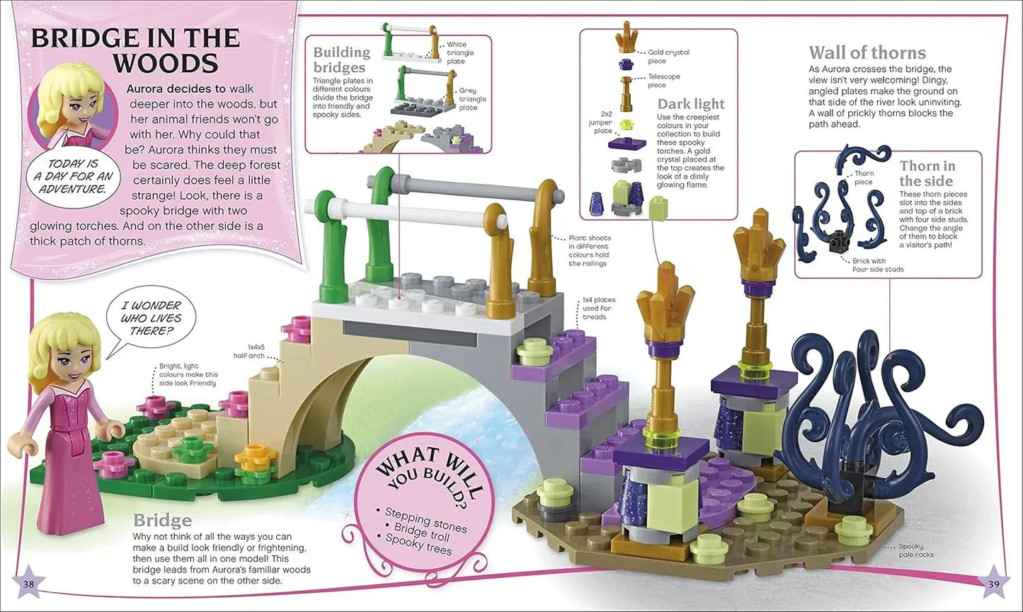 LEGO® Disney Princess™ Build Your Own Adventure Book with Cinderella Mini-Doll & Exclusive Carriage | DK Hardcover