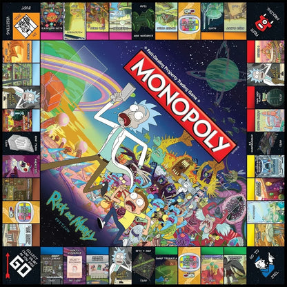 Monopoly: Rick and Morty Edition – Enter the Multiverse and Outwit Your Rivals! - Jaiman Toys
