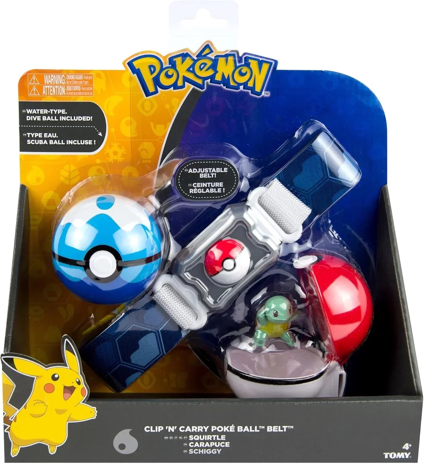 Action Set - Pokémon - Poké Ball Belt - Squirtle - Sunny TOMYT19205 - Jaiman Toys
