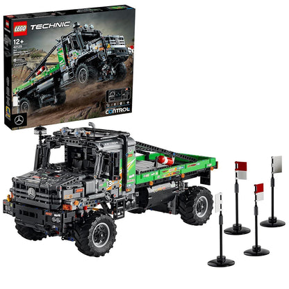 LEGO Technic 4X4 Mercedes-Benz Zetros Trial Truck 42129 Building Kit (2,110 Pieces), Multi Color - Jaiman Toys