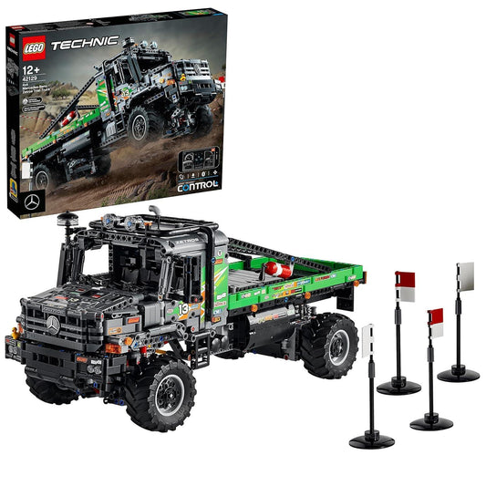 LEGO Technic 4X4 Mercedes-Benz Zetros Trial Truck 42129 Building Kit (2,110 Pieces), Multi Color - Jaiman Toys