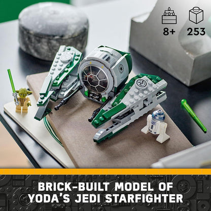 LEGO 75360 Star Wars Yodas Jedi Starfighter Building Set (253 Pieces)